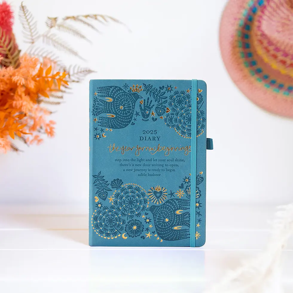 Thumbnail: Intrinsic Diary Planner - Denim Days Blue IDALX25H