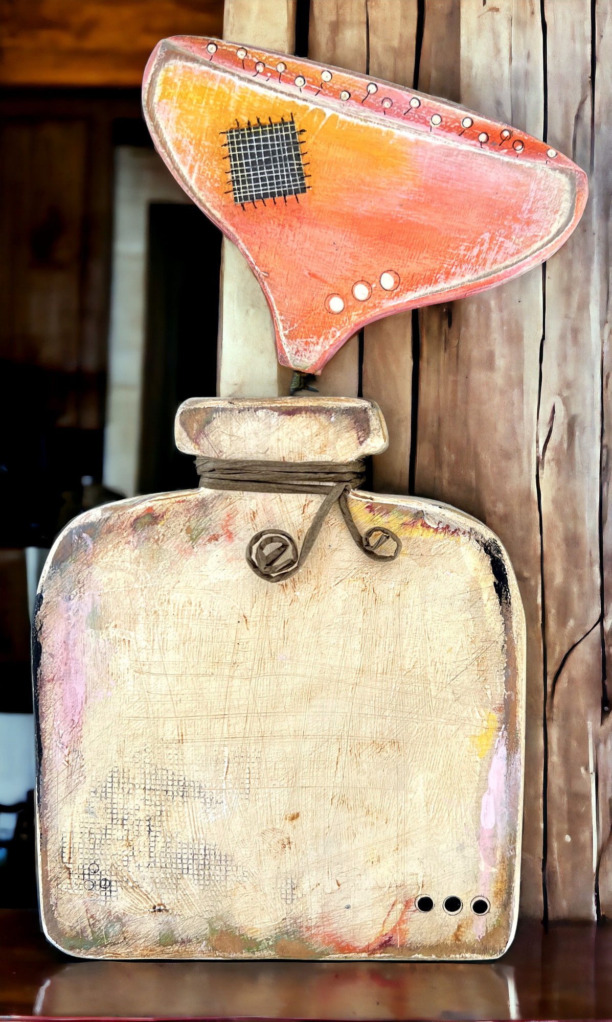 Reclaimed Wood Wall Flower