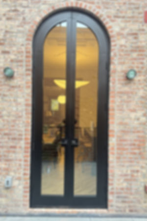 Curved steel Door