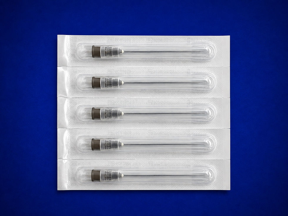 Thumbnail: KD-Fine 2in 50mm 22G Sterile  Luer Lock Needles (10 pcs)