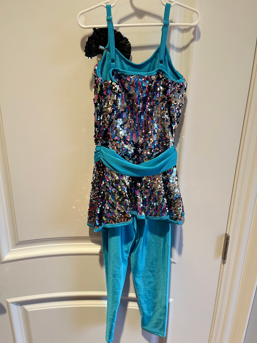 Thumbnail: Sparkly Blue Tunic with Leggings