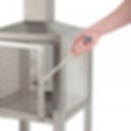 Thumbnail: 6' Stainless Steel Cube Chiminea