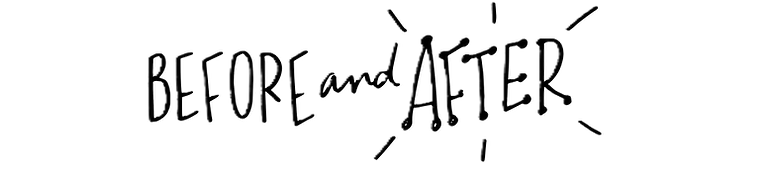 Berfore and after text