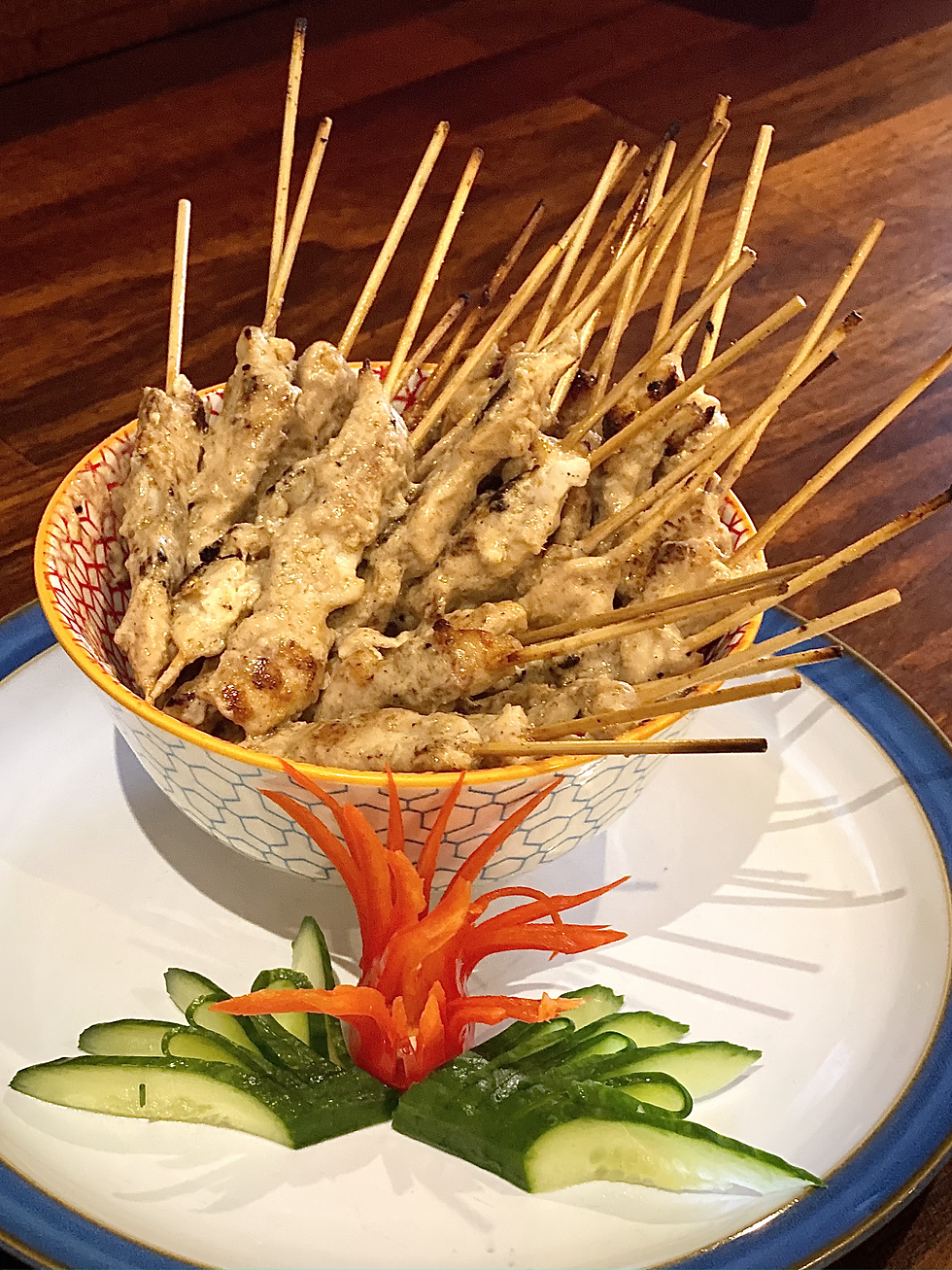 Thai Red Curry Chicken Satay
