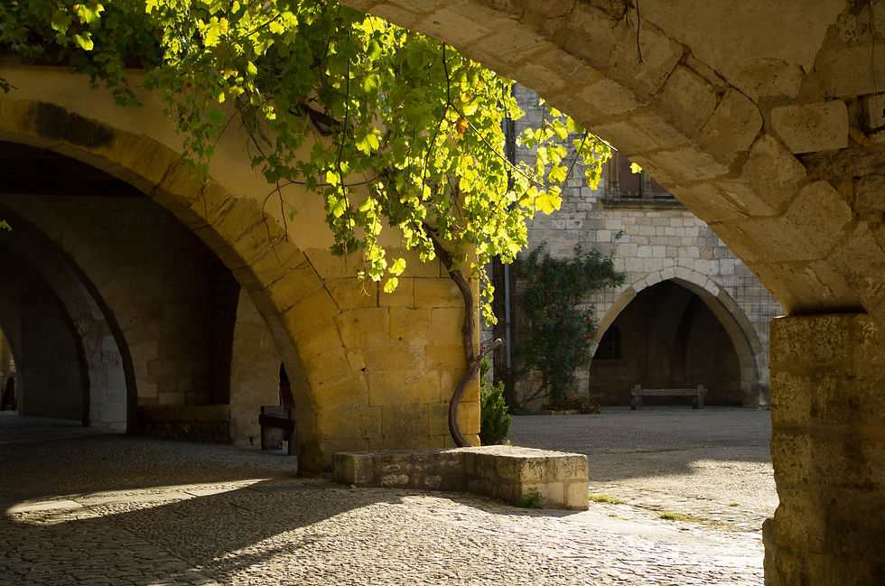 terrasse sous le château