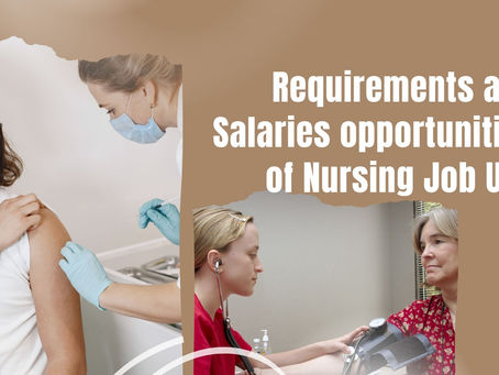 What are the requirements and salaries opportunities of nursing job USA ?