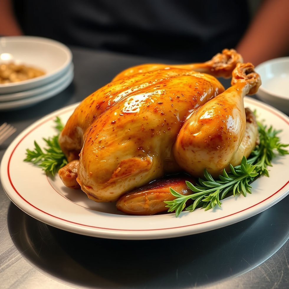 Roast Chicken and 6 sauces