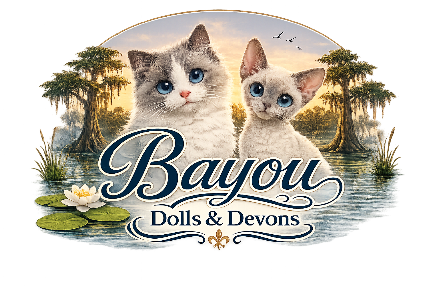 Bayou Dolls & Devons logo
