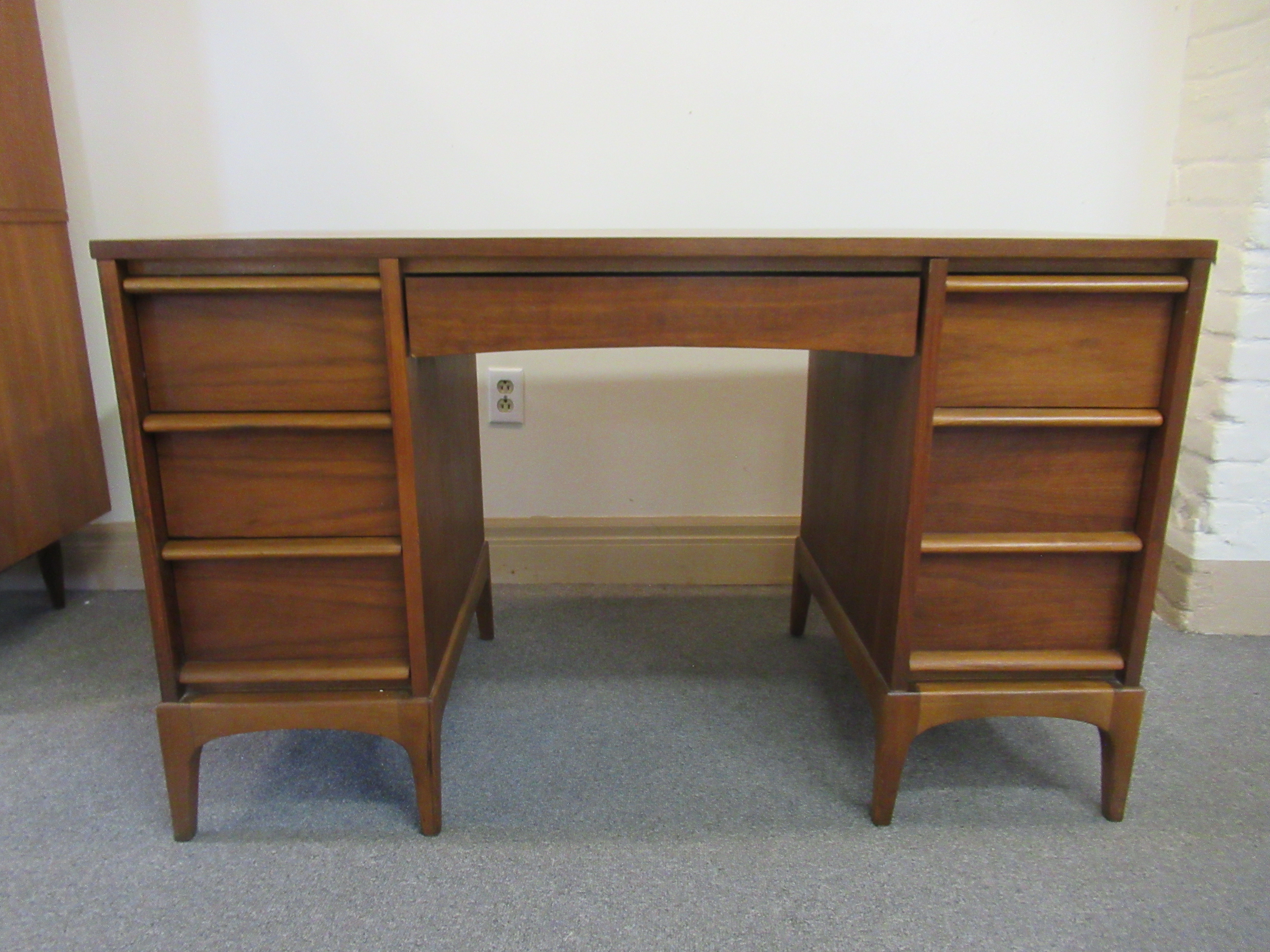 Mid-Century Writing Desk by Lane Furniture Rhythm Line