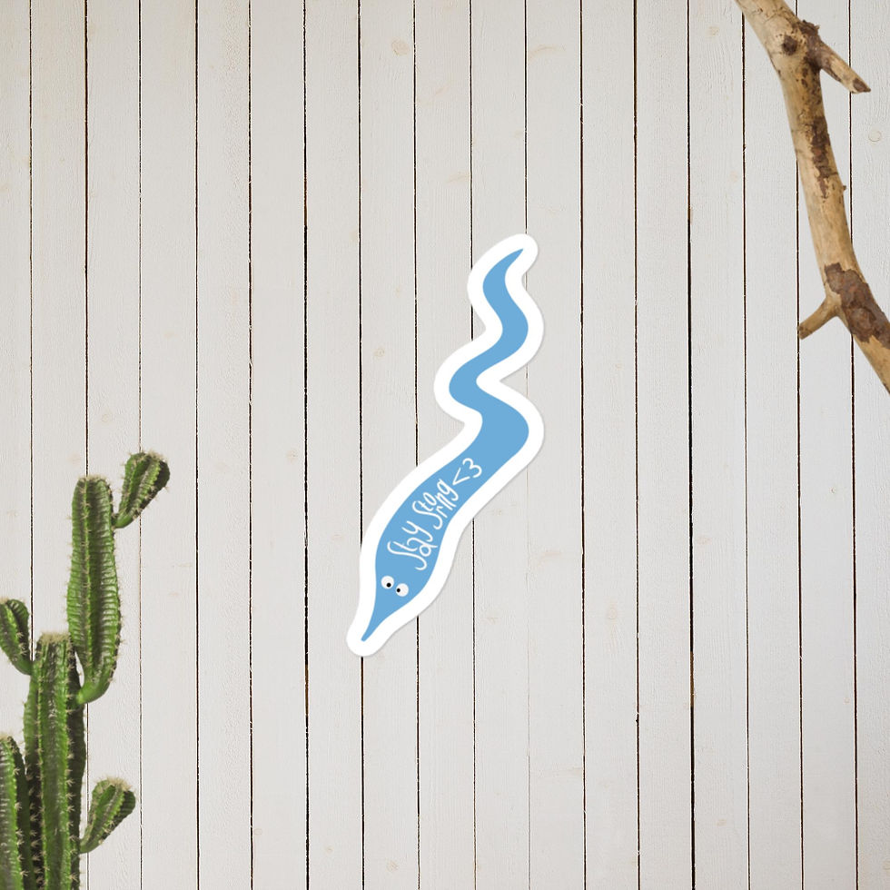 STAY STRONG - WORM ON A STRING (BLUE)