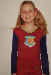 Picture of Kayla as a child