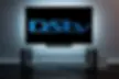 DSTV logo on a black TV screen