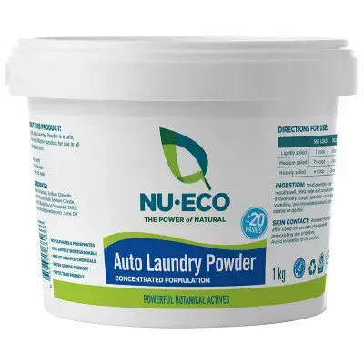 Natural laundry powder