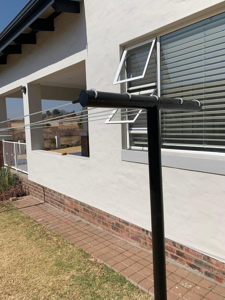 5-line T-Pole Washing Line