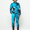 Thumbnail: Blue Unisex Tie Dye Track Bottom’s