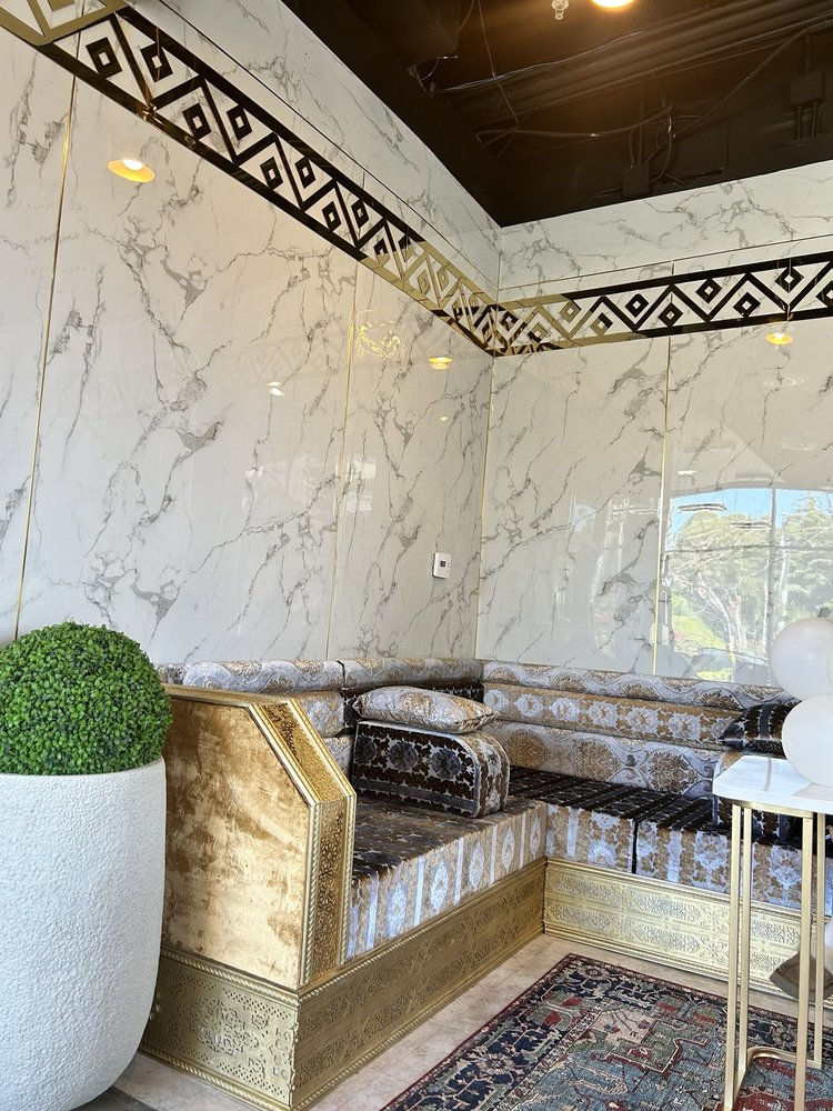 Thumbnail: PVC Marble Wall Panel Golden Cracked Vein LJ80001T