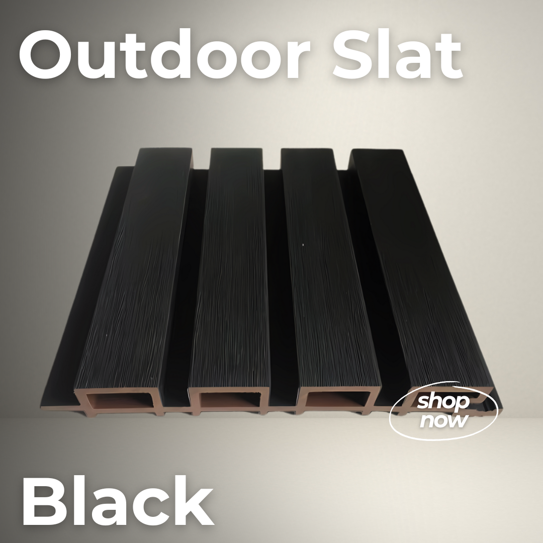 Black Exterior WPC Panel