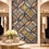 Thumbnail: PVC Marble Wall Panel Arabian Style Green