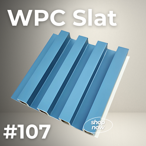 WPC Slat Wall Panel Blue #107 | Abright Development