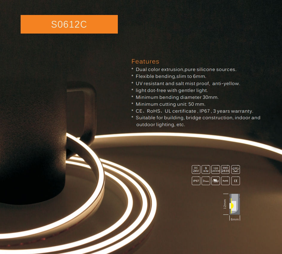 NM- SILICONE LED STRIPLIGHT