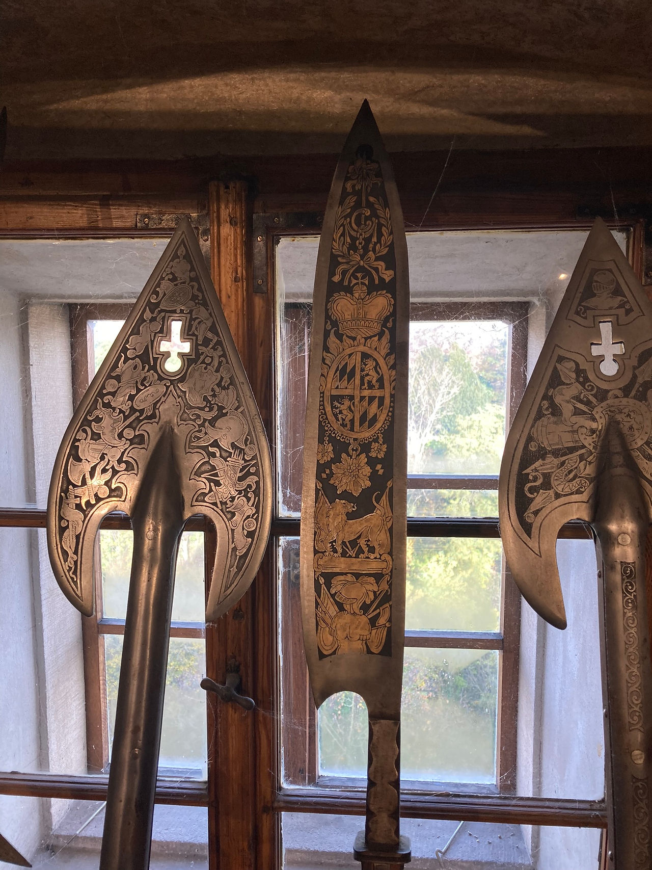 Ornate weapons