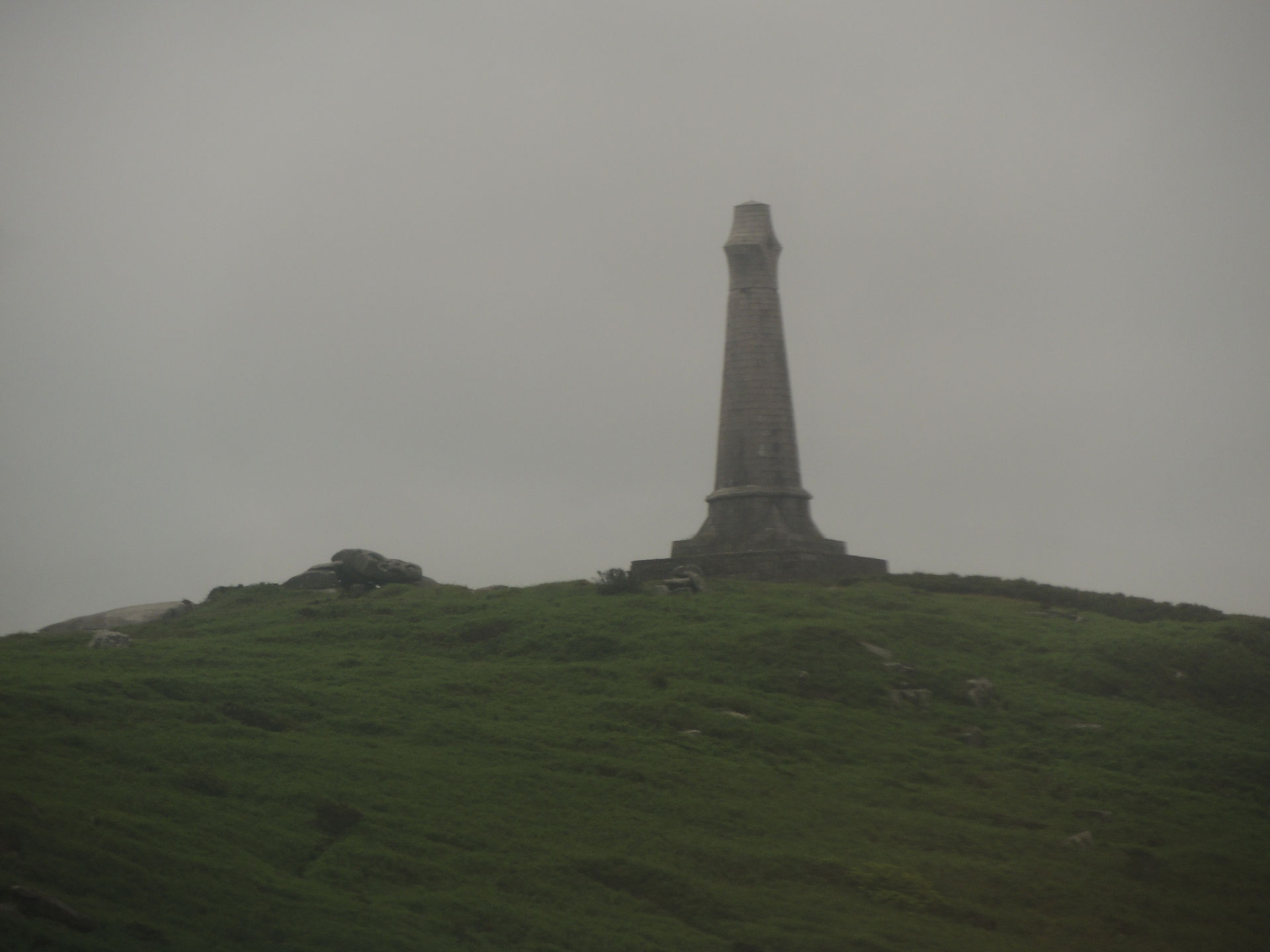 Carn Brea, from train