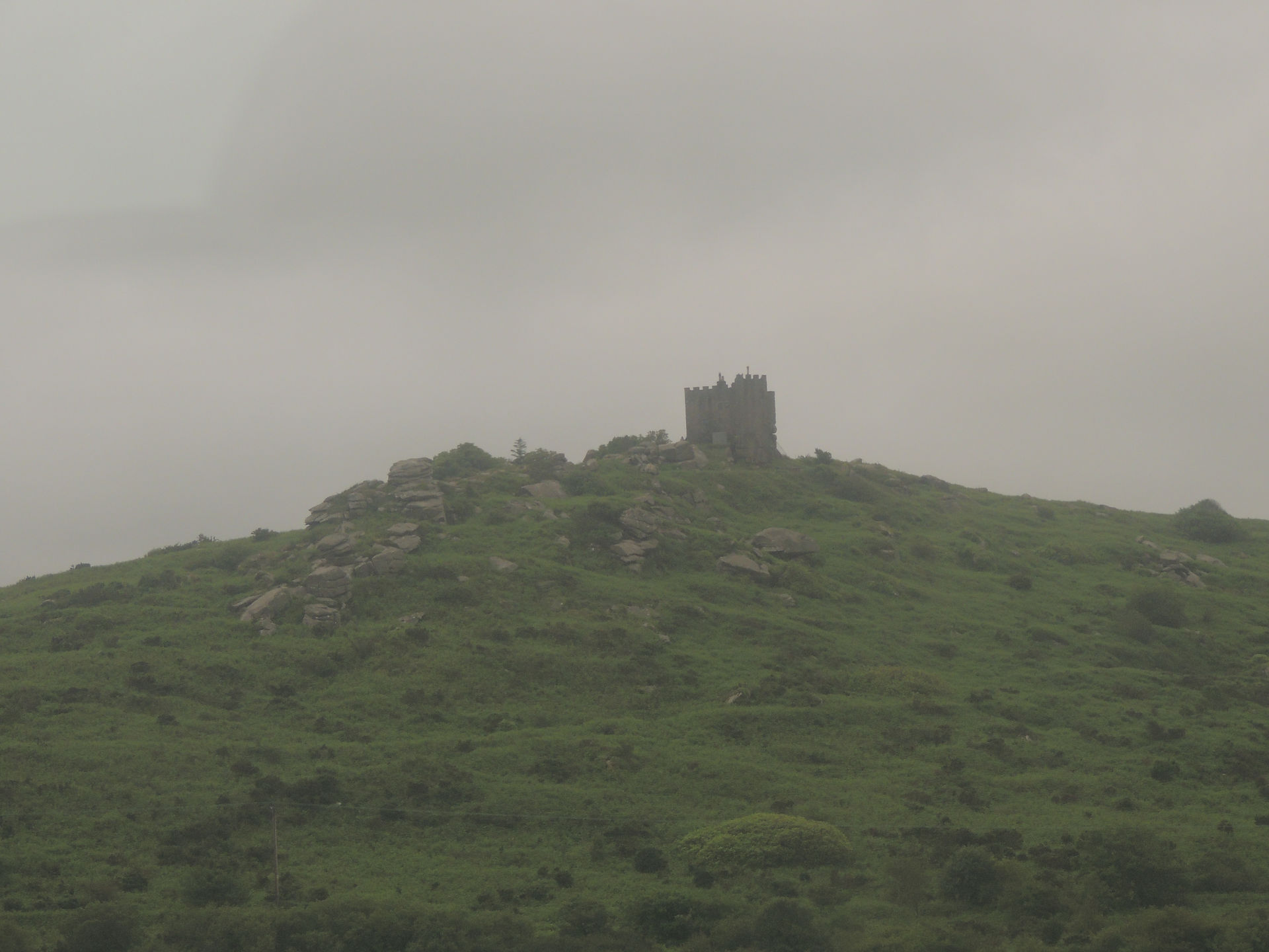 Carn Brea, from train