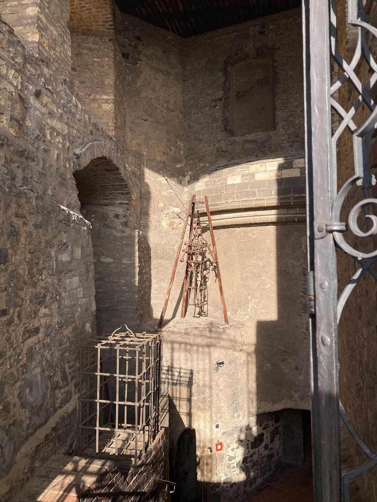 Someone was hanged, it seems