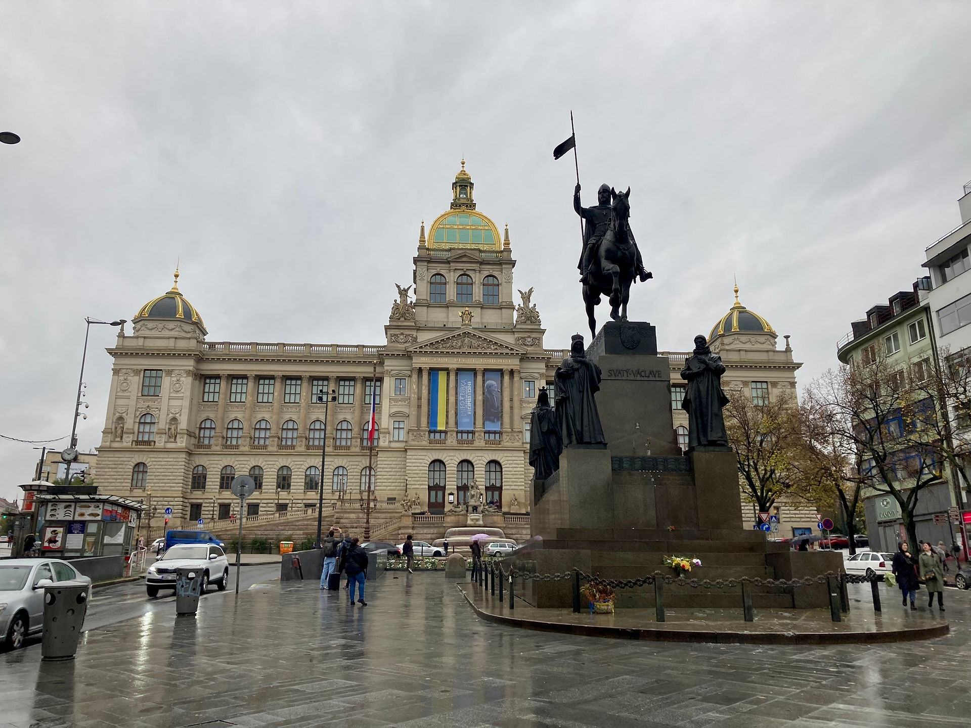 Wenceslas Square, street level