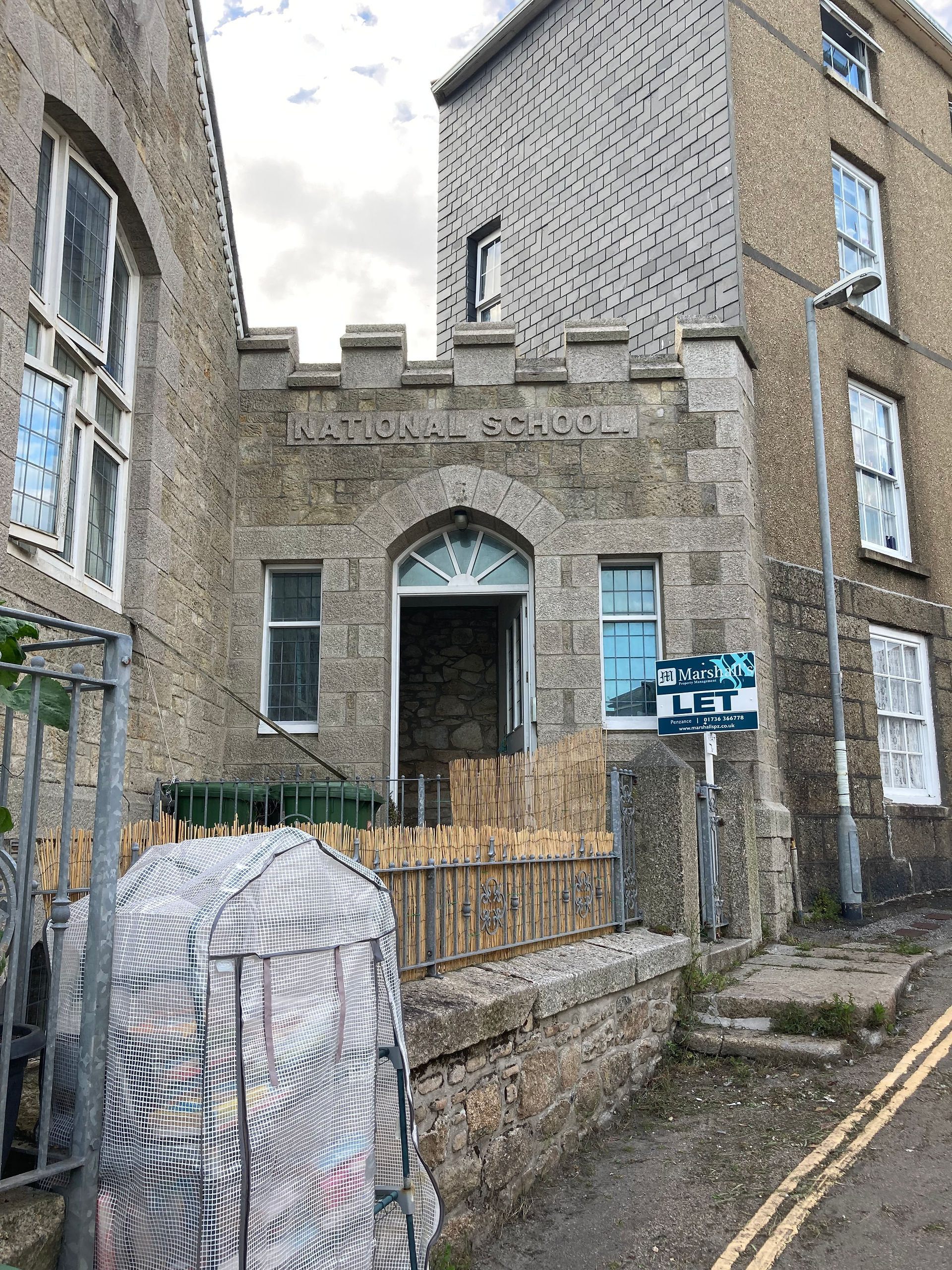 A decommissioned school!
