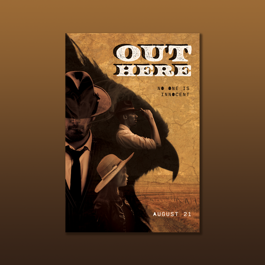 Out Here Western Movie Poster Project