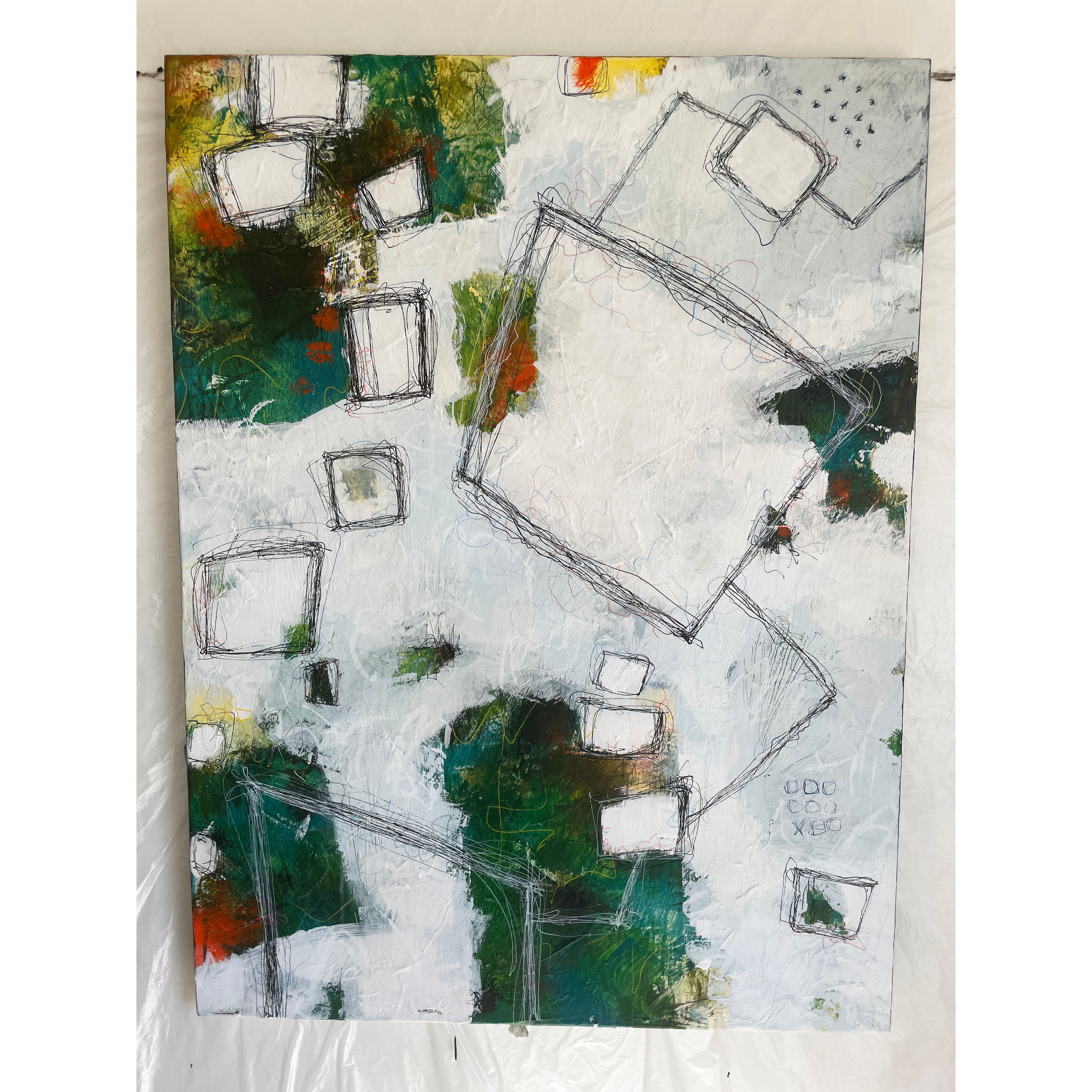 Follow the Leader | Modern Painting | 30x40in