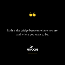 Building the Bridge: Faith Connects Your Present to Your Future