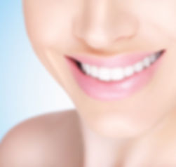 Female white toothy smile