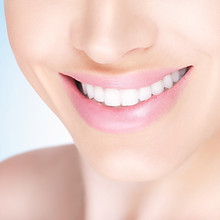 Female white toothy smile