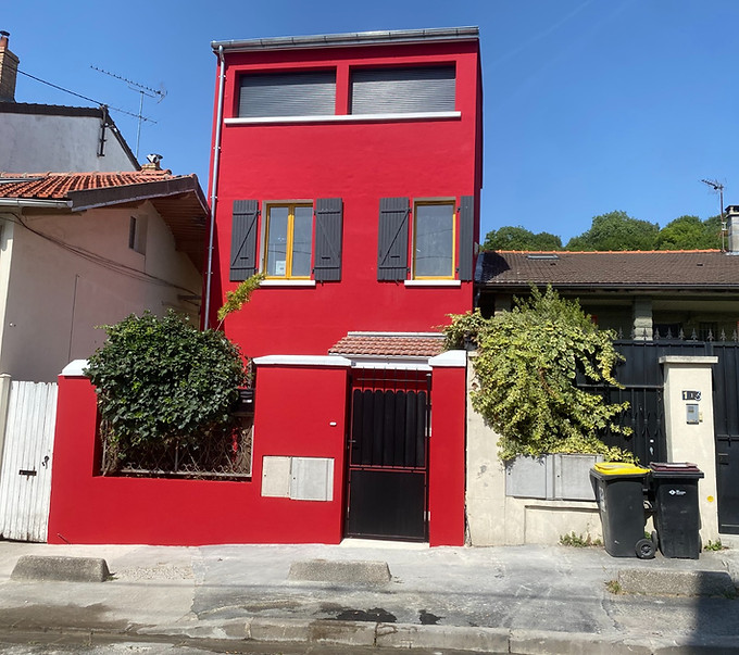 Façade après ravalement, Maison Fontenay-sous-Bois (94)