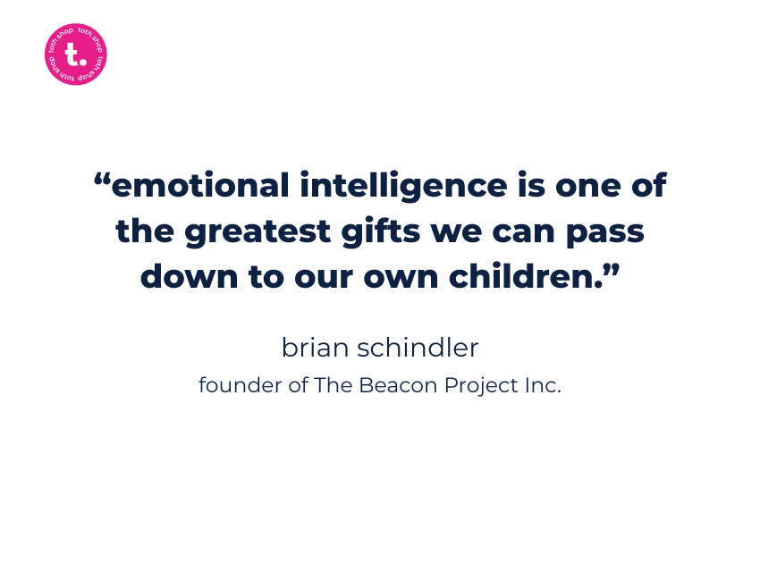 60 seconds with brian schindler: “emotional intelligence is one of the greatest gifts we can pass down to our own children.”