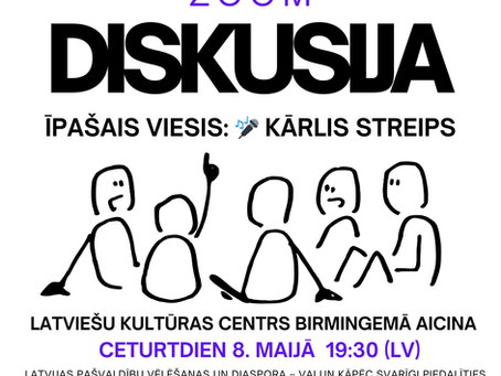 Tiešsaistes Diskusija ar Kārli Streipu.