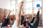 Posture du corps pendant un cours de pilates au Studio VDanse au Pradet