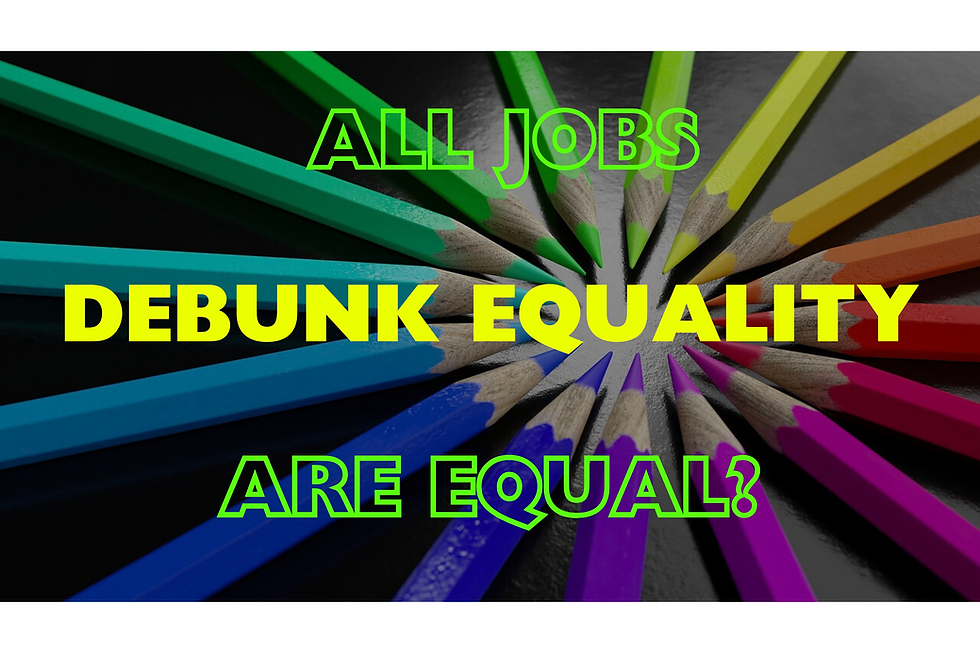 Debunk Equality, equality impact assessment