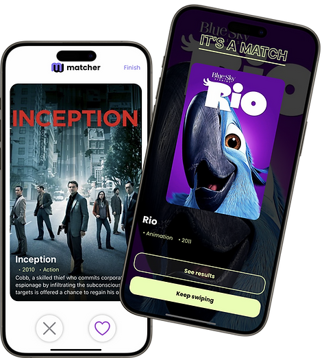 Matcher game It's a match!