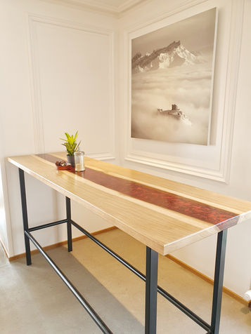 Table bois et résine Epoxy