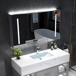 LED MIRROR CABINET (NEUTRAL WHITE)