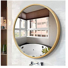 ROUND MIRROR (GOLD)600X40MM