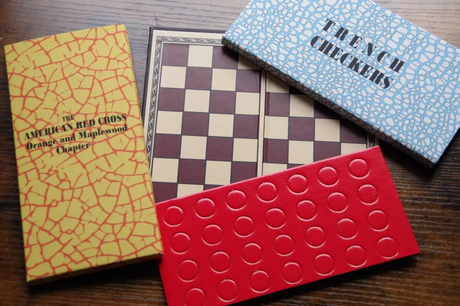 WWII American Red Cross Checkers Game Set