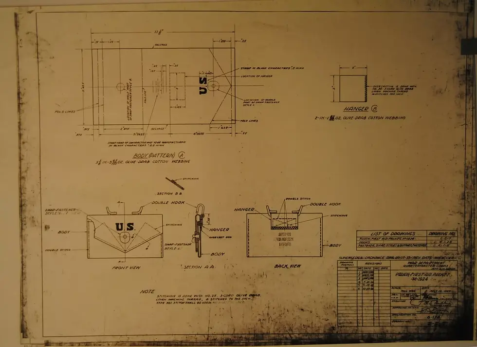 Thumbnail: WW1/WW2 U.S. Schematic Drawings (Webbing, Equipment, Tools, etc.)