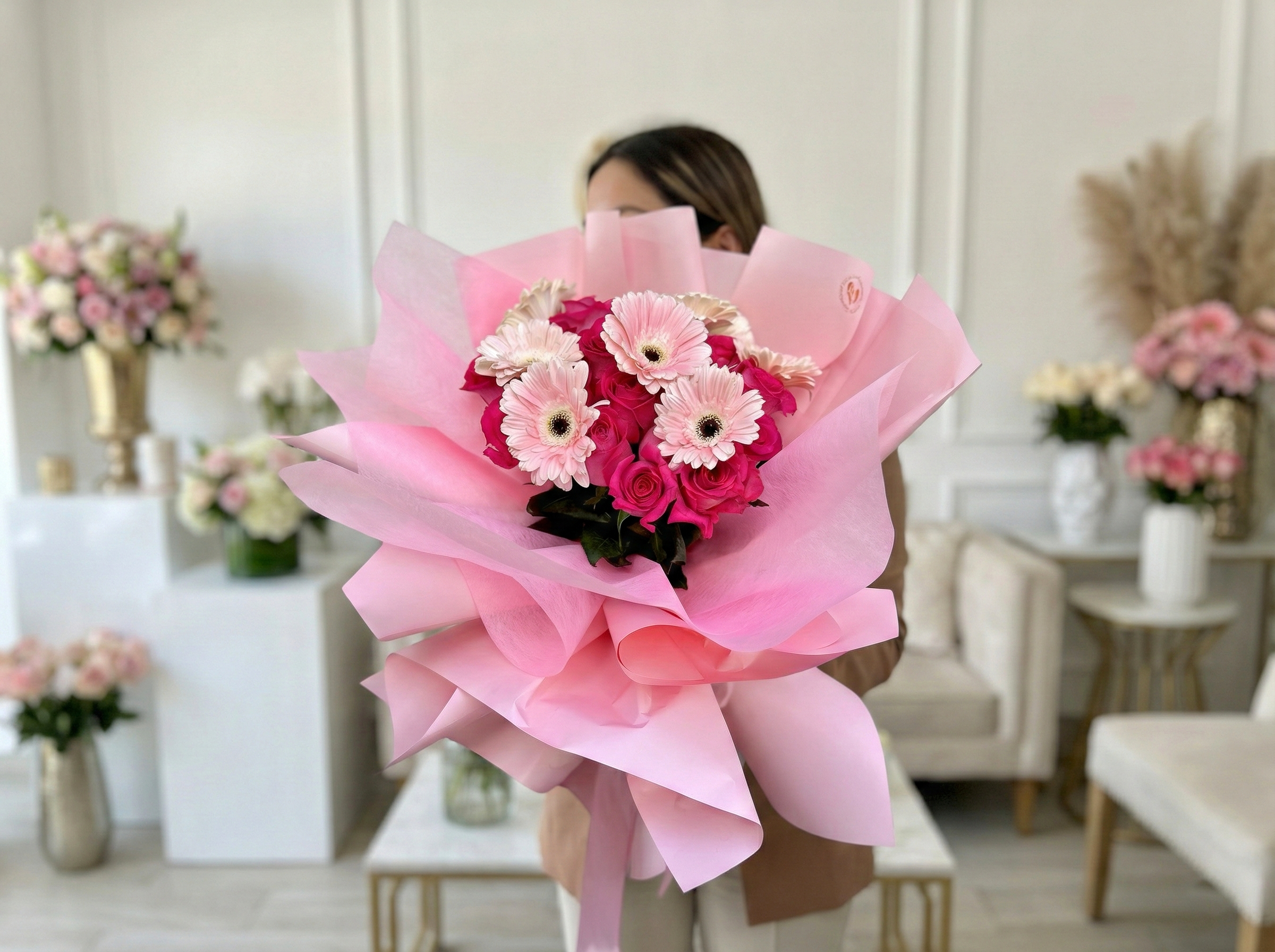 💖 Fuchsia Glamour Bouquet