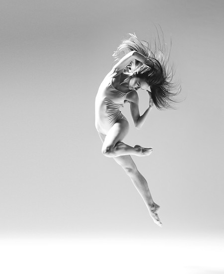 Ballet Dancer in Mid-Air