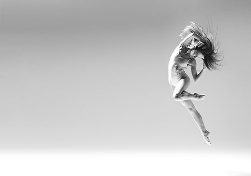 Danseur de ballet dans l'air