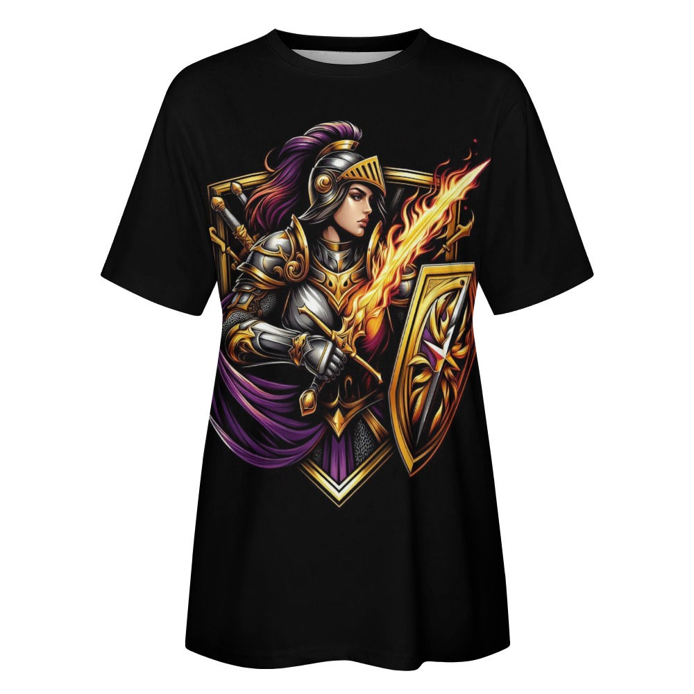 Women's Bold Templar Knight Cotton T-Shirt